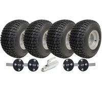 Ruote Kit Rimorchio Quad ATV Twin Assale 18x9.50-8, Assali E Gancio ALKO 408kg