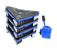 Ruote Mobili Per Mobili - Cambio Semplice Per Apparecchi, Unità Ingombranti Con Piattaforma Robusta, Kit Martinetto A Robusto | Assistente Per Il Trasferimento Domestico Con Rulli Di Mobilità Per