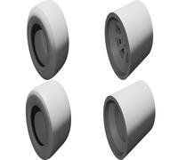Ruote Modellismo per Williams Honda FW-11 Scala 1/20 Stampate 3D Set 4