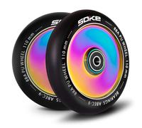 Ruote monopattino 110 mm arcobaleno completo 2 pezzi