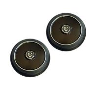Ruote Monopattino Freestyle 2 PCS Scooter Accessories 110mm Wheels Colorful Pu Thick Stunt Car with Bearings(S1)
