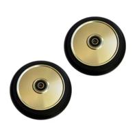 Ruote Monopattino Freestyle 2 PCS Scooter Accessories 110mm Wheels Colorful Pu Thick Stunt Car with Bearings(S2)