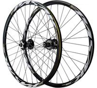 Ruote MTB 26 27.5 29 Pollici QR / Thru Axle, Freno A Disco Cuscinetto Sigillato 32H Bicicletta Ciclismo Cerchio Anteriore E Posteriore Per 7-12 Marce 2210G, Lega Di Alluminio,Nero,THRU ACLE 29inch
