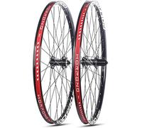 Ruote MTB, cerchi in lega a doppia parete, asse passante, cuscinetto sigillato, freno a disco, adatto per cassette a 7-11 velocità