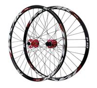 Ruote MTB con asse passante, freno a disco in lega di alluminio, ruote anteriori e posteriori 32H, cuscinetto sigillato, compatibili con 7-12 velocità, peso leggero 2215 g, QR 26"