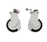 Ruote originali sinistra e destra, compatibili con Mova E30 Ultra/E10, accessorio for aspirapolvere robot pezzi di ricambio(L+R White)