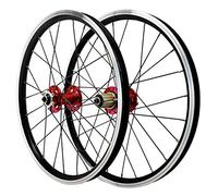 Ruote per Bici da 20 Pollici, Cerchio BMX 406, Ruote per Bici a sgancio rapido, Sei Chiodi, Freno a Disco/V, mozzo a 24 Fori per Cassetta a 7/8/9/10/11/12 velocità, 1260 g