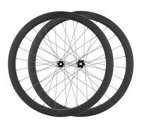 Ruote per Bici da Corsa con Freni a Disco in Fibra di Carbonio, mozzo con Perno Passante, 4 Cuscinetti, 24 Fori Anteriori e Posteriori, 100 mm Anteriore e 142 mm Posteriore
