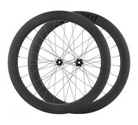 Ruote per Bici da Corsa con Freni a Disco in Fibra di Carbonio, mozzo con Perno Passante, 4 Cuscinetti, 24 Fori Anteriori e Posteriori, 100 mm Anteriore e 142 mm Posteriore