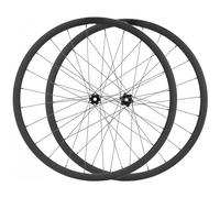 Ruote per Bici da Corsa con Freni a Disco in Fibra di Carbonio, mozzo con Perno Passante, 4 Cuscinetti, 24 Fori Anteriori e Posteriori, 100 mm Anteriore e 142 mm Posteriore