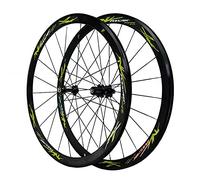 Ruote per Bici da Corsa da 28" 700C, Cerchi in Lega a Doppia Parete, mozzo con Cuscinetto sigillato 20/24H, Freno a Disco, sgancio rapido, 7-11 velocità