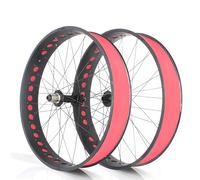 Ruote per Bici da Neve da 26x4.0/4.9 Pollici, Ruote Anteriori e Posteriori per Bici da Spiaggia, Cerchi in Lega di Alluminio, Perno Passante, mozzi per Freni a Disco, 15x150 mm/12x197 mm per Cassetta