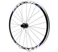 Ruote Per Bici Da Strada 700C Ruota Anteriore/posteriore 30mm Cerchio Freno C/V 20/24H QR Mozzi Cuscinetti Sigillati Per Cassette A 8/9/10/11/12 Velocità(Black-blue,Rear)