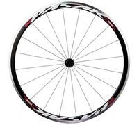 Ruote Per Bici Da Strada 700C Ruota Anteriore/posteriore 30mm Cerchio Freno C/V 20/24H QR Mozzi Cuscinetti Sigillati Per Cassette A 8/9/10/11/12 Velocità(Black-red,Front)