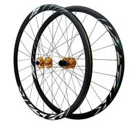 Ruote per bici da strada con freno a disco 700C, in alluminio, 24 fori anteriori, 4 cuscinetti per mozzo per 7-12 velocità, sgancio rapido 100/135 mm, compatibili con vari sistemi