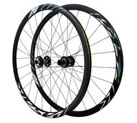 Ruote per bici da strada con freno a disco 700C, in alluminio, 24 fori anteriori, 4 cuscinetti per mozzo per 7-12 velocità, sgancio rapido 100/135 mm, compatibili con vari sistemi