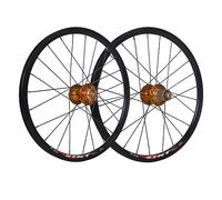 Ruote per bici pieghevole da 16/20 pollici, freno a disco, BMX, cuscinetti sigillati, supporto per cassetta a 8-9-10-11 velocità, sgancio rapido anteriore da 100 mm, posteriore da 135 mm, ruota anter
