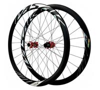 Ruote per Bicicletta, Set di Ruote per Bici da Corsa 700C, Cerchi da 36 mm, Doppia Parete C/VA, Raggi Dritti 24H, mozzi a sgancio rapido per Cassette da 8-12 velocità