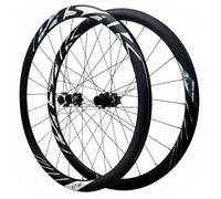 Ruote per Bicicletta, Set di Ruote per Bici da Corsa 700C, Cerchi da 36 mm, Doppia Parete C/VA, Raggi Dritti 24H, mozzi a sgancio rapido per Cassette da 8-12 velocità