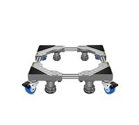 Ruote per carrello frigorifero, base lavatrice, lunghezza/larghezza 45-65 cm, piedistalli e telai telescopici per cantinetta vino, supporto per lavastoviglie e lavatrice, 4 ruote, 4/8 gambe, vaschette