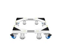 Ruote per carrello frigorifero, base lavatrice, lunghezza/larghezza 45-65 cm, piedistalli e telai telescopici per cantinetta vino, supporto per lavastoviglie e lavatrice, 4 ruote, 4/8 gambe, vaschette