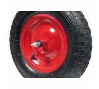 Ruote per carriola set completo cerchio + gomma 3.50-8 4/2 tele