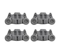 Ruote per cestelli per lavastoviglie - Kit rulli, ruote di ricambio, meccanismo di inserimento a scatto, installazione semplice, movimento fluido, resistenza all'usura di lunga durata