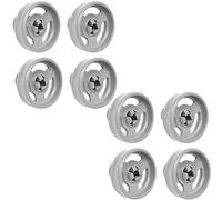 Ruote per cestello inferiore lavastoviglie e perno asse per SMEG 767410199 35 mm 8 X Wheels