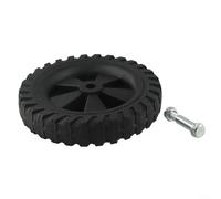 Ruote per compressore d'aria da 17,8 cm, parti di ricambio per una maggiore mobilità con caratteristiche antiurto e antiscivolo, adatte per pompe ad aria e macchine dell'olio