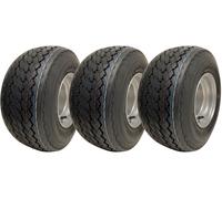 Ruote per golf cart 18x8,50-8 con pneumatici da prato a 4 strati su cerchi Wanda