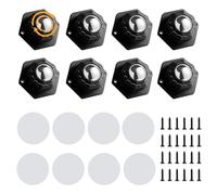 Ruote per Mobili, 8 Pezzi Ruote per Spostare Mobili Pesanti, Girevoli Autoadesive Rotanti a 360° Pesanti Spostare per Organizzatori Piccoli Elettrodomestici