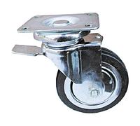 RUOTE PER MOBILI ART.155/BIS ø 80 piastra mm 64 x 50 pz 4