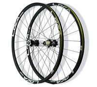 Ruote per Mountain Bike da 26/27,5/29 Pollici, Ruote Anteriori e Posteriori a sgancio rapido, Cerchi in Lega di Alluminio, Freni a Disco, mozzi 24H per 8/9/10/11/12 velocità (B-Argento, 29 Pollici)