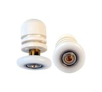 Ruote per porta scorrevole del bagno, 4 pezzi, puleggia eccentrica in ottone per un funzionamento fluido e silenzioso (23 mm)