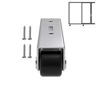Ruote per porta scorrevole, ruote per binari verticali, ruote a basso profilo, adatte per armadio, casa, doccia, cabina doccia, camera da letto, dormitorio, garage, appartamento