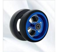 Ruote per Sedia a Rotelle da 4 Pollici,5 Pollici,Ruote per Carrozzina Disabili 10cm/12cm,Ruote anteriori per sedie a rotelle,Sostituzione delle ruote per sedie a rotelle, deambulatori,bianco, nero, ro