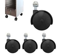 Ruote Per Sedia Ruote Di Ricambio Universali - Set Da 4 Piedini Per Mobili Perr Sedia Da Ufficio, Pavimento In Legno Duro, Tappeto, Radiatore, Cassettiera | Robuste Ruotes Girevoli a 360°