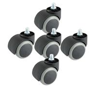 Ruote Per Sedia Ufficio 5 Pcs Chair Pulley 2 Inch 10.0mm Screw Caster Bedside Table Office Furniture Universal Wheel