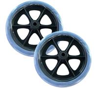 Ruote per Sedie a Rotelle, Ruote Anteriori per Sedie a Rotelle da 8 Pollici, Pneumatici in Gomma Solida, Ruote di Ricambio per Sedie a Rotelle Manuali, Rollator, Deambulatori