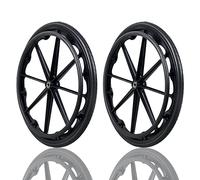 Ruote per sedie a rotelle, ruote posteriori per se Ruota posteriore for sedia a rotelle Pneumatici pieni da 20 pollici 22 pollici 24 pollici, montaggio con anello di spinta manuale, poliuretano(22*13/