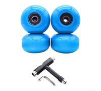 Ruote per skateboard 52 mm 95A PU Rocker Design Set (Q)