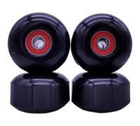 Ruote per skateboard in poliuretano, 52 mm, 95 A, con cuscinetti ABEC-9 (A)