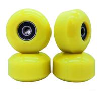 Ruote per skateboard in poliuretano, 52 mm, 95 A, con cuscinetti ABEC-9 (N)