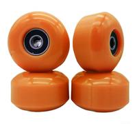 Ruote per skateboard in poliuretano, 52 mm, 95 A, con cuscinetti ABEC-9 (T)