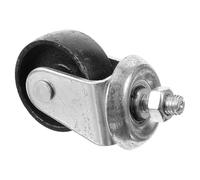 Ruote per Sollevatore Idraulico Filetto 12 MM | Metallo Argento, Ricambio per Martinetto Orizzontale, Facile Sostituzione, Compatibilità, Crick per Mobili