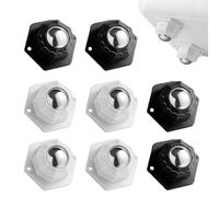 Ruote per Spostare Mobili, 8 pezzi Rotelle Adesive Rotelle per Spostare Mobili, Ruote per Mobili Pesanti 200kg, Rotelle Universali per Mobili per Mobili Utensili da Cucina ed Elettrodomestici