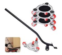 Ruote Per Spostare Mobili,Spostare Mobili Pesanti, 4 Pezzi Rotelle Per Spostare Mobili,Può Ruotre a 360°,Rote in ABS Dureoli, Applica a Movimtazione, Trasporto Mobili Pesante,Armadio,Divano