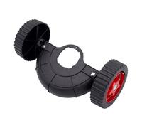 Ruote per tagliatasena - Attacco ausiliario per supporto per prato a rotolamento liscio | Grass Eater Support Wheels, Guida universale regolabile, supporto per bordi robusti per l'abbellimento