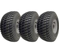 Ruote per tosaerba 15x6.00-6, mozzo da 65 mm, pneumatico su cerchione, cuscinett