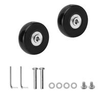 Ruote per Valigia, 2 Pezzi Ruote di Ricambio per Valigie, 50x18mm Ruote Valigia Ricambi